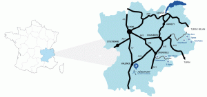 Aéroport de Valence-Chabeuil : au centre de la région Rhône-Alpes